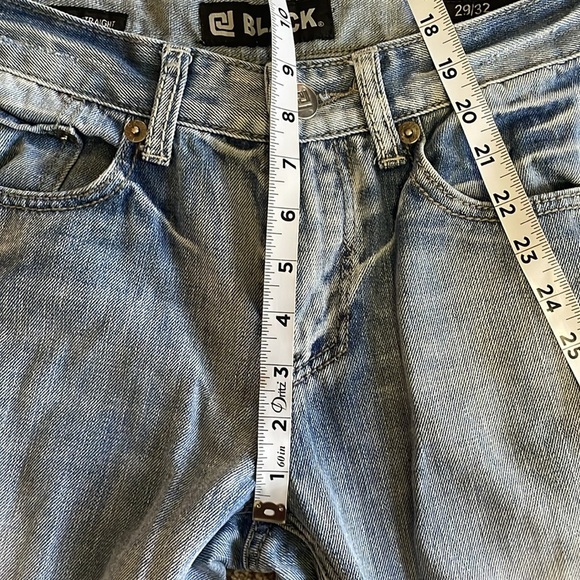 CJ Black Low Rise Slim Straight Jeans 29/32 - Picture 7 of 8